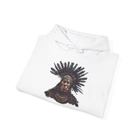 Tribal Feather Headdress Warrior Unisex Hoodie