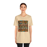 Pre-Columbian Tribal Stripe Pattern Unisex T-Shirt