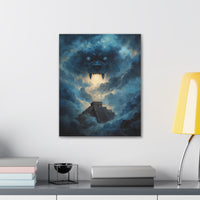 Tlaloc Storm God Vision Canvas