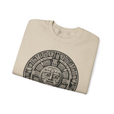 Sacred Aztec Calendar Face Unisex Sweatshirt