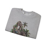 Mayan Jungle Temple Guardian Stairway Unisex Sweatshirt