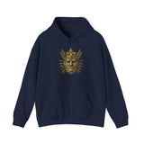 Aztec Golden Feather Headdress Mask Unisex Hoodie