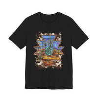 Aztec Turquoise Cactus Desert Landscape Unisex T-Shirt