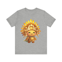 Chibi Inti Inca Sun God Cartoon Style Unisex T-Shirt