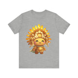 Chibi Inti Inca Sun God Cartoon Style Unisex T-Shirt
