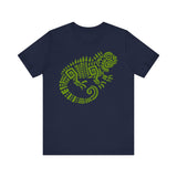 Mayan Aztec Totem Symbol of Iguana Unisex T-Shirt
