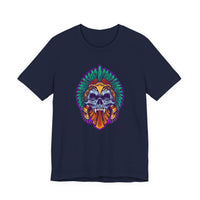 Aztec Indian Death Skull Tattoo Style Unisex T-Shirt