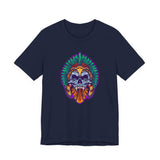 Aztec Indian Death Skull Tattoo Style Unisex T-Shirt