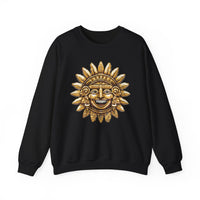 Pixel Art Inca Sun God 8-Bit Retro Style Unisex Sweatshirt