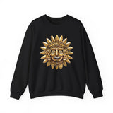 Pixel Art Inca Sun God 8-Bit Retro Style Unisex Sweatshirt