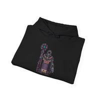 Cyber Temple Techno Priest Pixel Art Unisex Hoodie