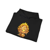 Chibi Inti Inca Sun God Cartoon Style Unisex Hoodie