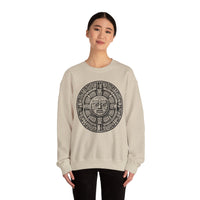 Sacred Aztec Calendar Face Unisex Sweatshirt