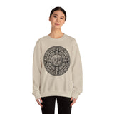 Sacred Aztec Calendar Face Unisex Sweatshirt