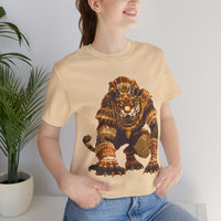 Pixel Art Mayan Jaguar Warrior Unisex T-Shirt