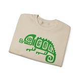 Mesoamerican Chameleon Symbol Unisex Sweatshirt