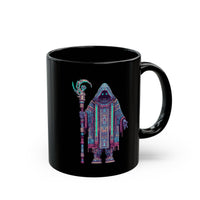Digital Oracle Cyber Priest Black Mug