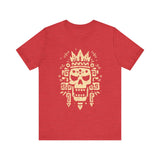 Ah Puch Skull Crown Mayan Glyph Style Unisex T-Shirt