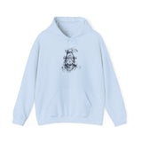 Fierce Inca Warrior Ink Illustration Unisex Hoodie