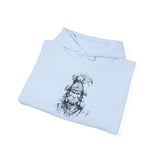 Fierce Inca Warrior Ink Illustration Unisex Hoodie