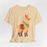 Peru Culture Llama Graphic Unisex T-Shirt