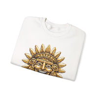 Pixel Art Inca Sun God 8-Bit Retro Style Unisex Sweatshirt