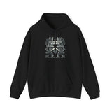 Obsidian Blade Warriors Aztec Glyph Style Unisex Hoodie