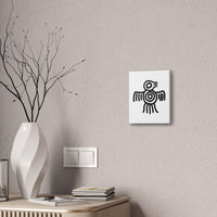 Maya Bird Symbol Canvas