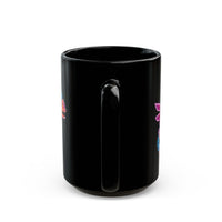 Colorful Aztec Lizard Black Mug