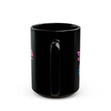 Colorful Aztec Lizard Black Mug