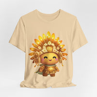 Chibi Inti Inca Sun God Cartoon Style Unisex T-Shirt