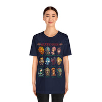 Aztec Gods Chibi Characters Pantheon Unisex T-Shirt