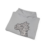 Quetzalcóatl Serpent Head Illustration Unisex Hoodie