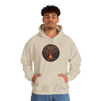 Sacred Fire Tribal Ceremony Glyph Style Unisex Hoodie