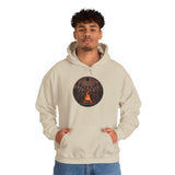 Sacred Fire Tribal Ceremony Glyph Style Unisex Hoodie