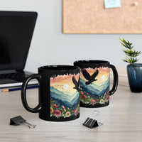 Andean Condor Inca Spirit Above Misty Andes Black Mug