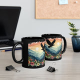 Andean Condor Inca Spirit Above Misty Andes Black Mug