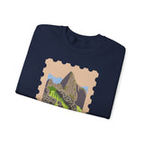 Stamp Machu Picchu Peru Unisex Sweatshirt