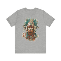 Maya Warrior Watercolor Portrait Unisex T-Shirt