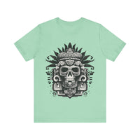 Ah Puch Death God Petroglyph Skull Unisex T-Shirt