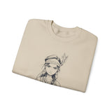 Inca Warrior Girl Bold Andean Spirit Design Unisex Sweatshirt