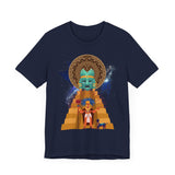 Celestial Aztec Ritual Illustration Unisex T-Shirt