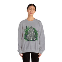 Ancient Mayan Jungle Temple Steps Unisex Sweatshirt