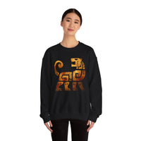 Aztec Jaguar Warrior Glyph Symbol Unisex Sweatshirt