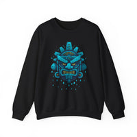 Tlaloc Rain God Tribal Glyph Style Unisex Sweatshirt