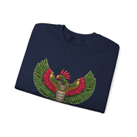Pixel Art Quetzalcoatl Retro Boss Style Unisex Sweatshirt