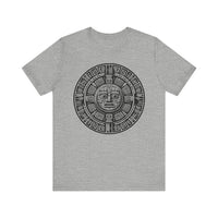 Sacred Aztec Calendar Face Unisex T-Shirt