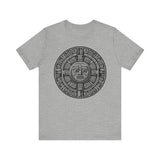 Sacred Aztec Calendar Face Unisex T-Shirt