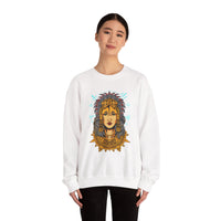 Golden Aztec Warrior Queen Illustration Unisex Sweatshirt