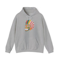 Aztec Feathered Skull Fiesta Illustration Unisex Hoodie